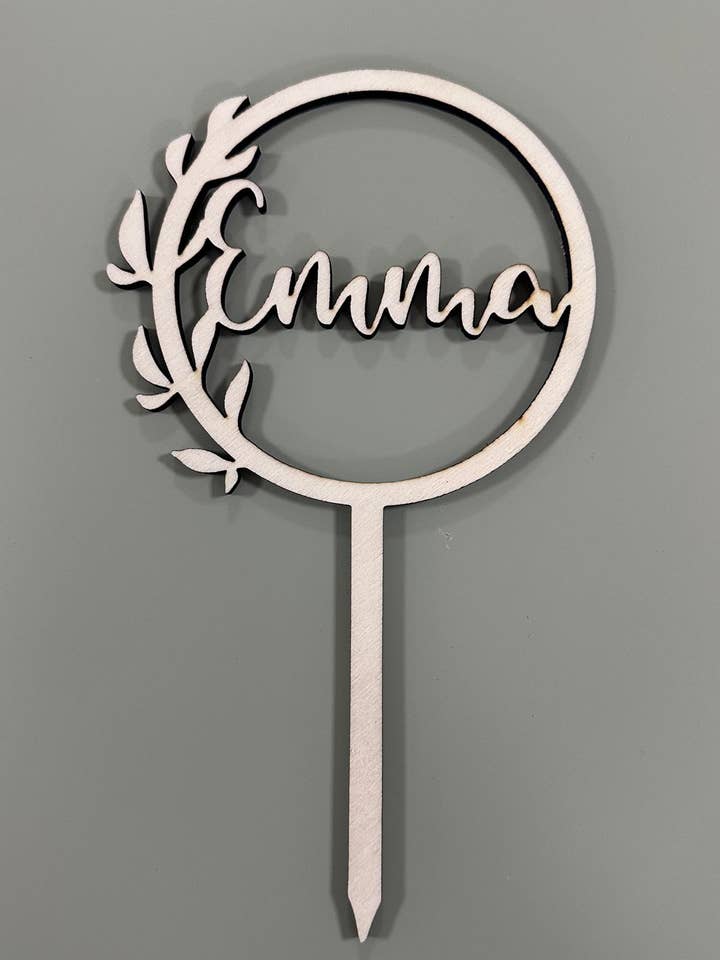 Caketopper krans med blade for engroshandel hos Dein Raum der Wünsche