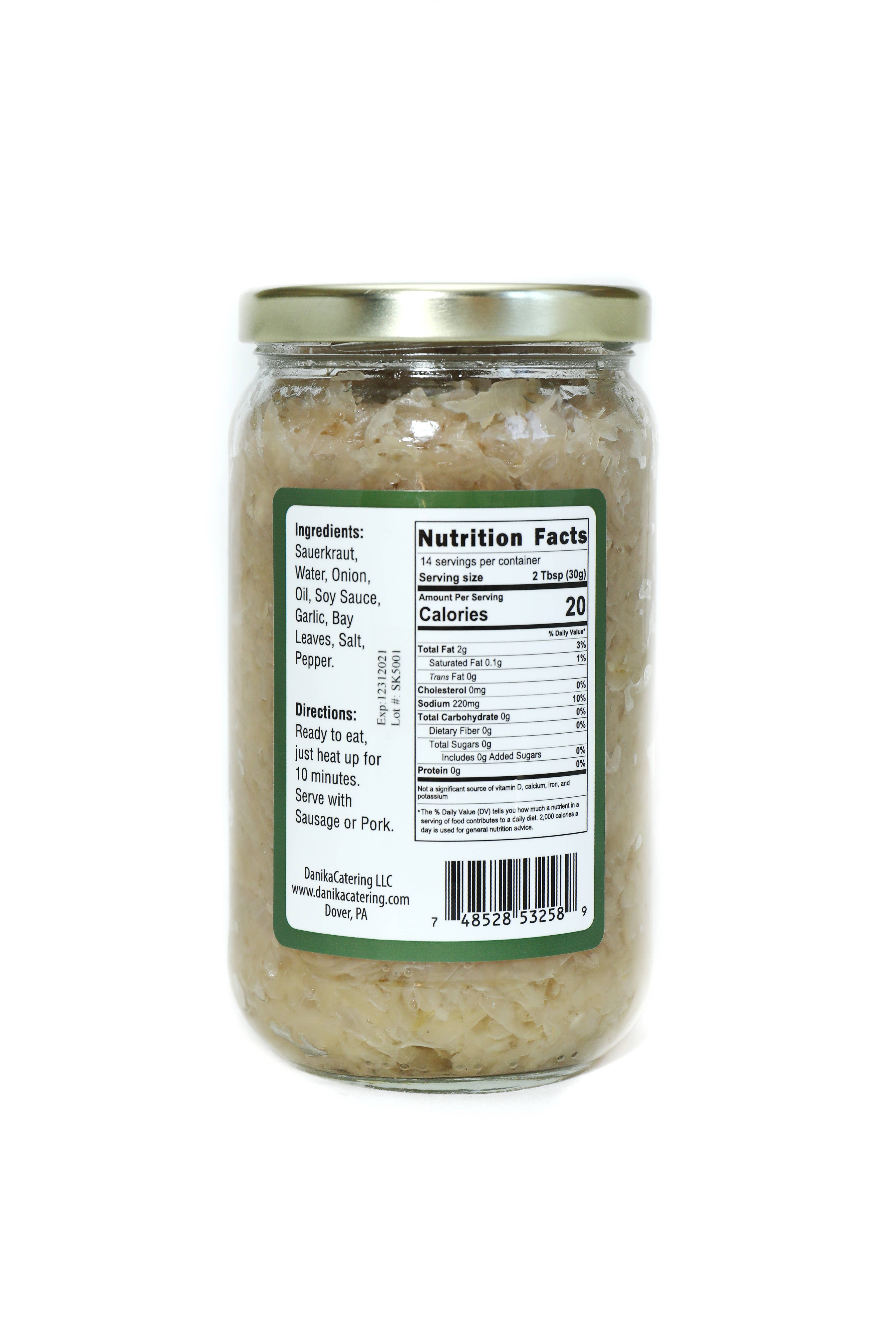 Danika's - Wholesale Pickled Vegetables - Danika's Polish Kraut2