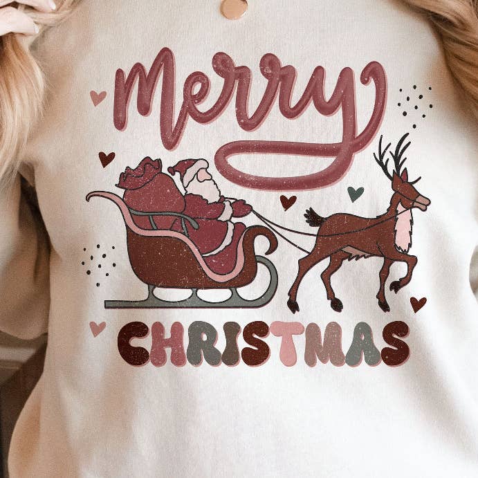 Merry Christmas 20 tröja på sand för wholesale av Cypress Slough Outfitters