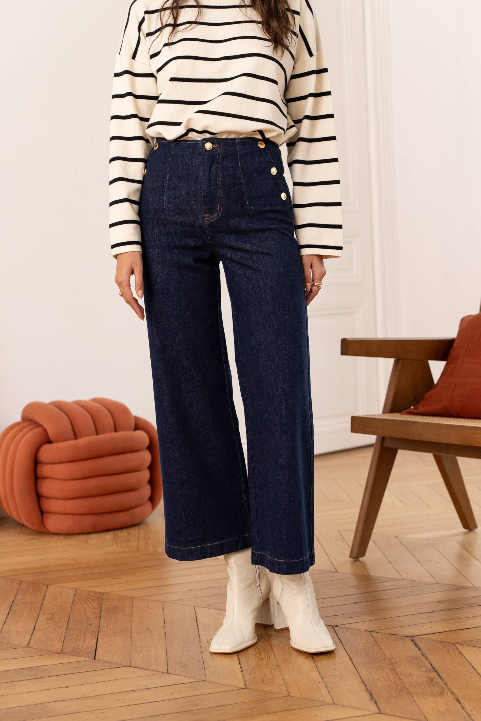 Oraije Paris - Vendita all'ingrosso Jeans - Donna - Jeans Wide Venise11