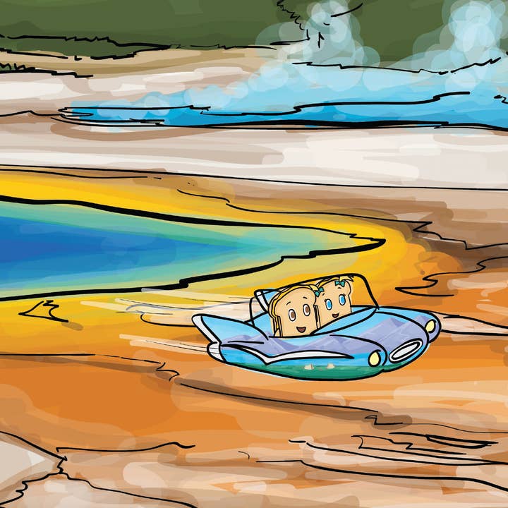 The Adventures of Susie & Johnny Grilled Cheese - Wholesale Early Reader Book (6-8) - Susie & Johnny Take A Spectacular National Park Adventure4