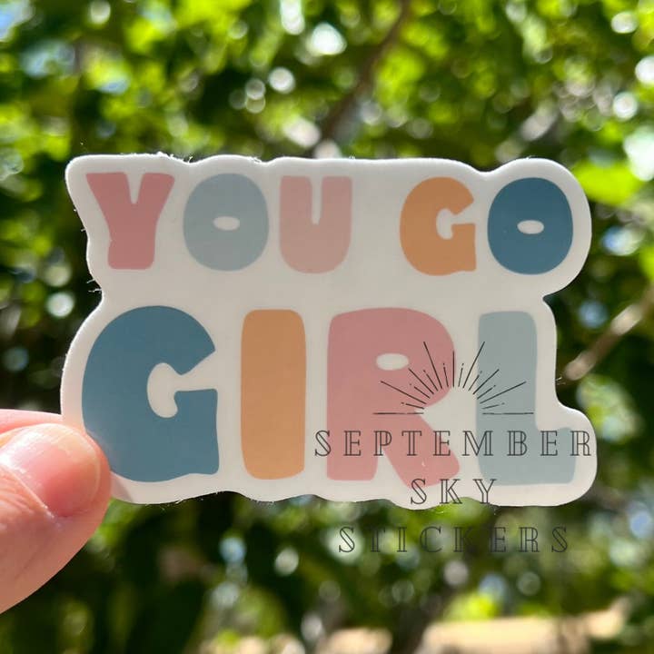 Girl Boss Stickers | Boss Stickers | Waterproof Sticker | Hy for wholesale by September Sky Stickers