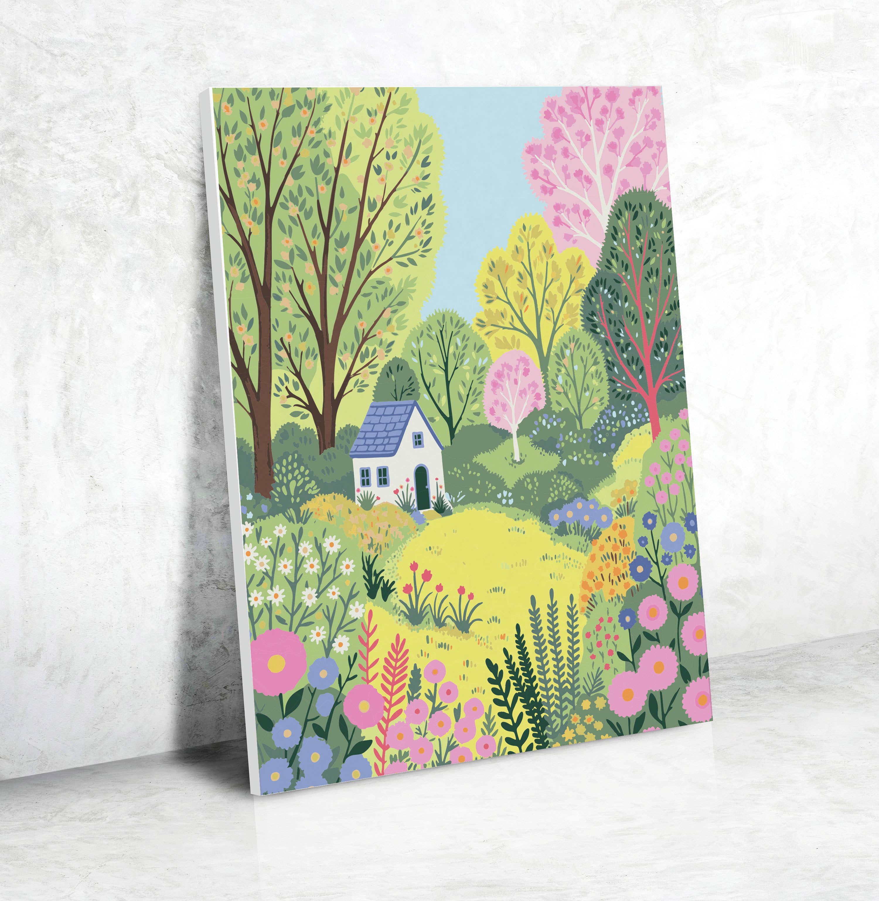 Graine Créative - Wholesale DIY Craft Kit - PAINT BY NUMBER 30x40 HAVEN OF PEACE1