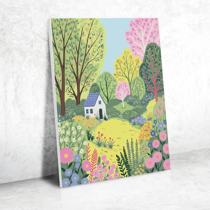 Graine Créative - Wholesale DIY Craft Kit - PAINT BY NUMBER 30x40 HAVEN OF PEACE1