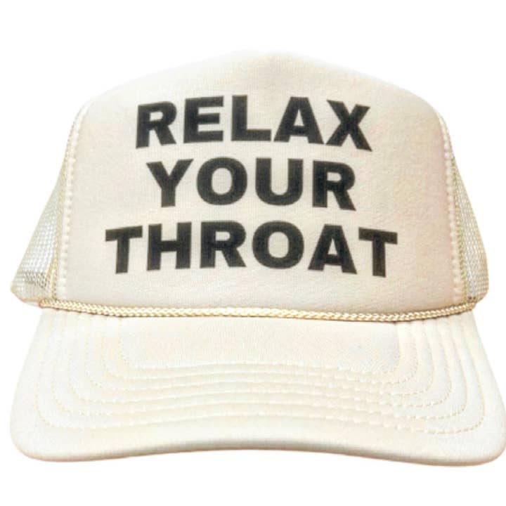 Chapéu de caminhoneiro Relaxe a Sua Garganta por atacado de Inappropriate Trucker Hats