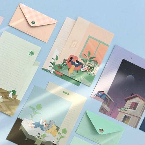 Notable Designs (UK) – wholesale Stationery/notecard set – Iconic Haru Letter Set5