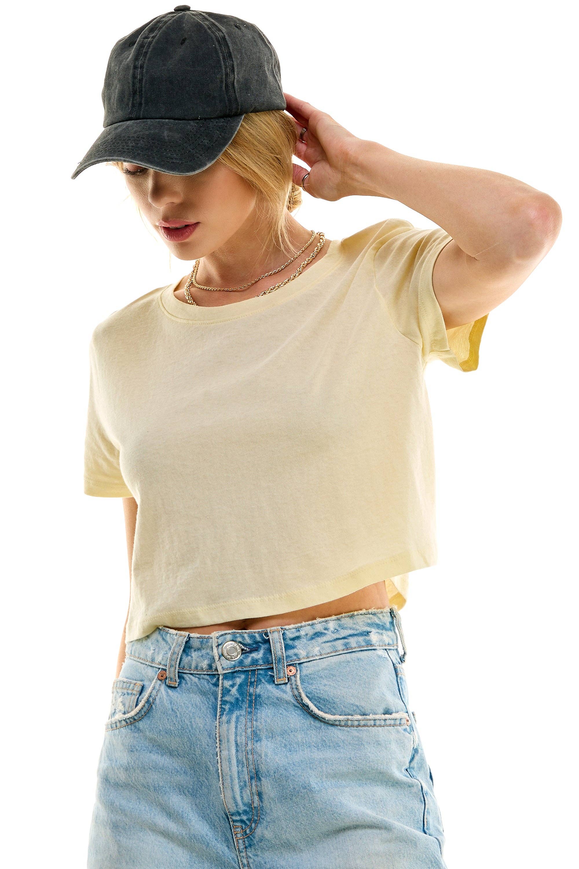 LOVING PEOPLE - Wholesale T-Shirt - Women's - Premium Cotton Crop Tees141