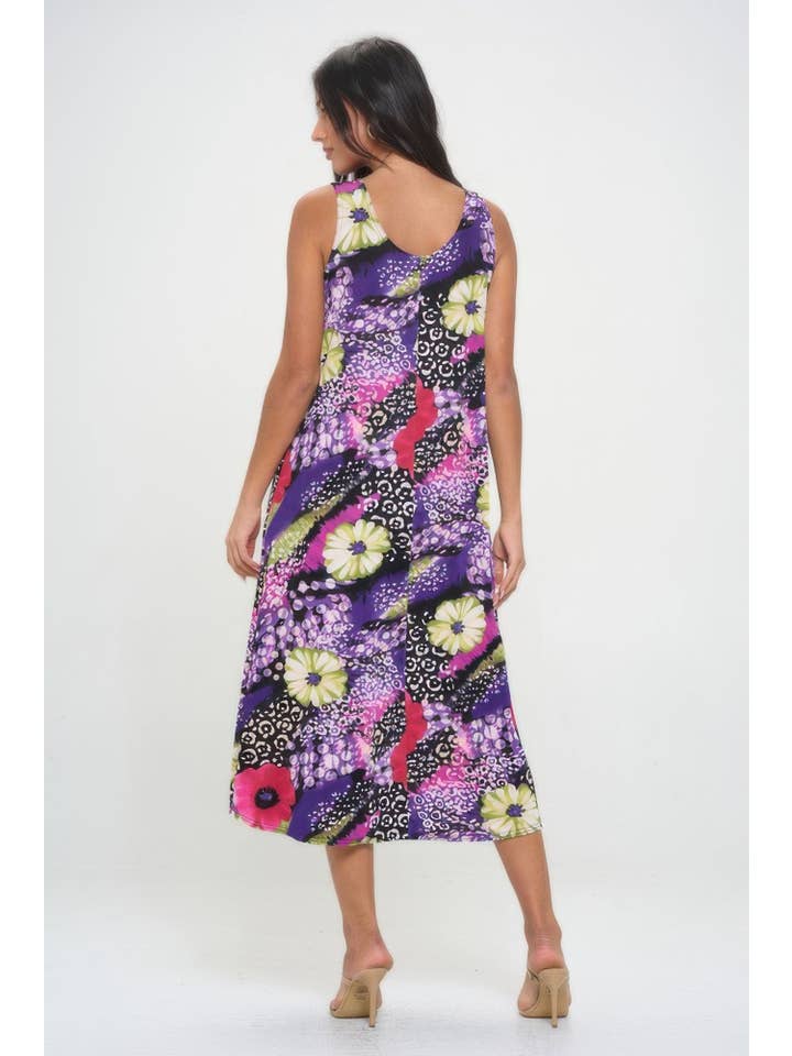 CC Wholesale Clothing - Wholesale Dress - Women's - Bns Print Long Tank Dress4