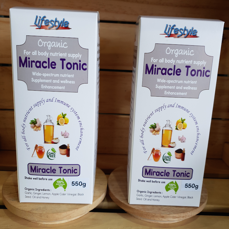 Australian Tea House - Vente Supplément oral/vitamine - Miracle Tonic - 2 x 550 g - Emballez et économisez 5$3
