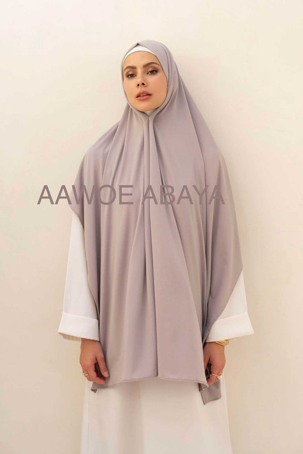 Aawoe Abaya - Venta al por mayor Hiyab - Mujer - Hijab de jersey con lazo rectangular - 70 x 200 cm - 24840