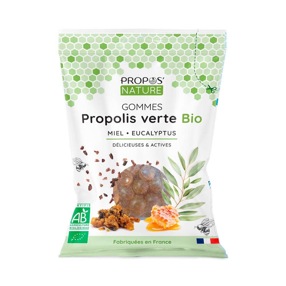 Propos'Nature – Gomas por atacado – Pastilhas de Própolis Verde e Mel Orgânico para Dor de Garganta - 45 g3