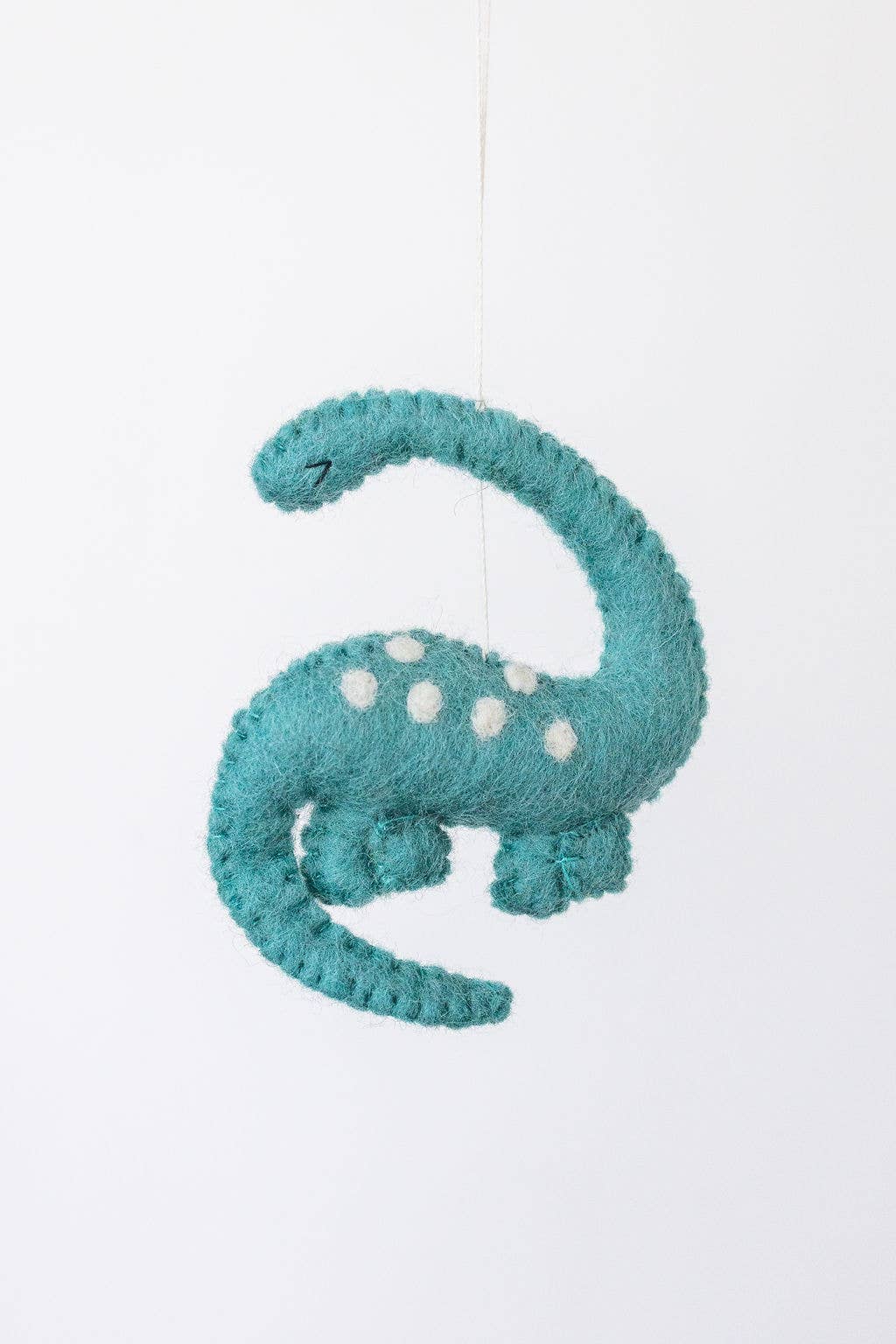 Nivas - Wholesale Ornament - Christmas Dinosaur Felt Ornament (Brontosaurus)4