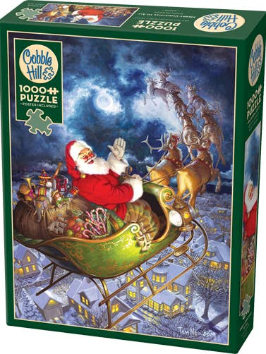 Merry Christmas to All 1000 Piece Jigsaw Puzzle + Poster for wholesale by Cheatwell Games