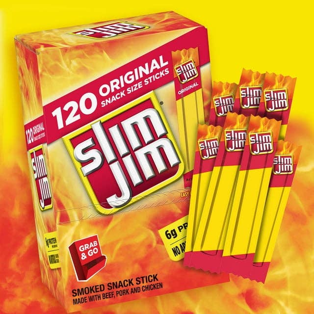 I Got Your Candy - Wholesale Jerky - Slim Jim Snack Stick Original 0.28oz - 120ct1