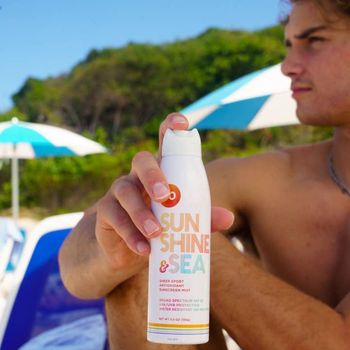 Sunshine & Glitter - Wholesale Sunscreen - Sunshine & Sea SPF 50 Sparkle Free Sport Antioxidant Mist5