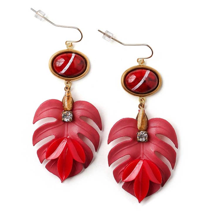 Under The Leaf Earrings for wholesale by Elements Jill Schwartz