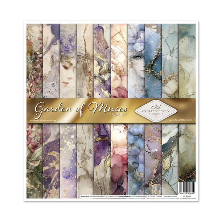 ITD Collection - Wholesale Scrapbook - SLS-095 - set 11pcs x 310x320 mm / 12,2x12,6 in - 200 GSM1