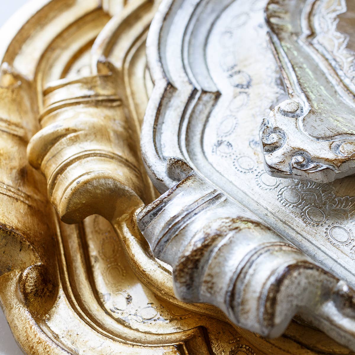 Arte Italica & Crown Linen Designs – wholesale Decorative tray – Antique Florentino Wooden Tray11