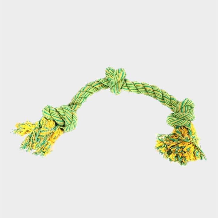 4cats Heimtierbedarf GmbH - Wholesale Pet Rope Toy - Dog - Happy Pet Nuts for Knots 3 Knot - 2 sizes, colours vary3