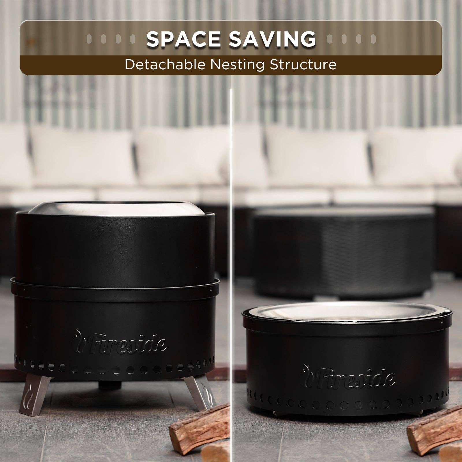 TURBRO - Wholesale Fire Pit - Pluto Smokeless Outdoor Fire Pit - European Version9