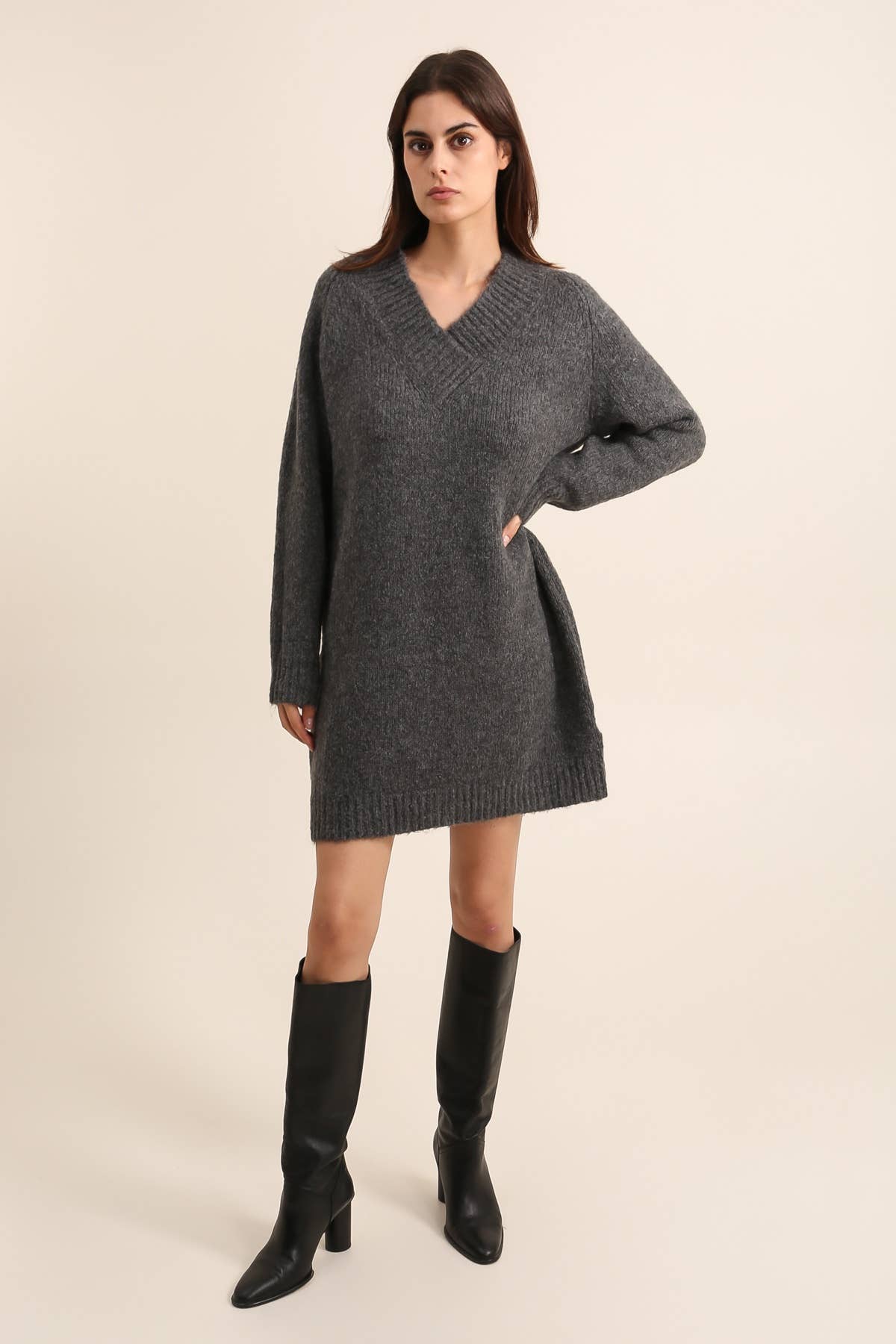 Daphnea - Wholesale Dress - Women's - A1389 KNIT DRESS4