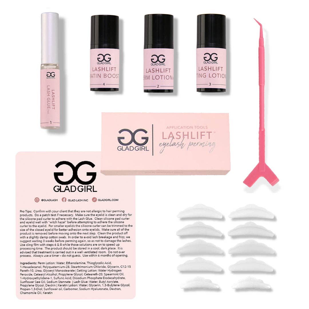 GladGirl - Wholesale Eyelash/Brow Serum - LashLift™ Eyelash Perming Kit With Keratin4