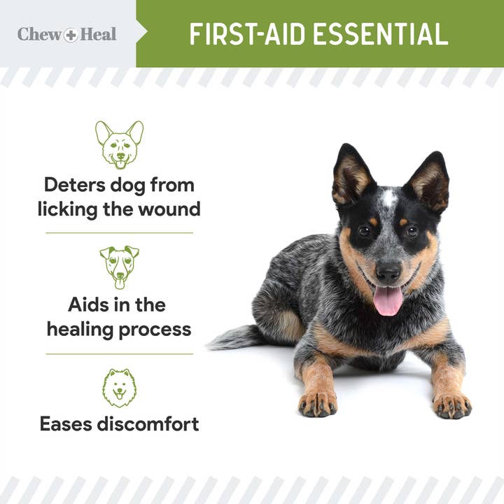 Chew + Heal – Großhandel Balsam für Haustiere – Hund – Flüssiger Verband für Hunde, unverzichtbar für Erste Hilfe bei Haustieren, 4 Unzen