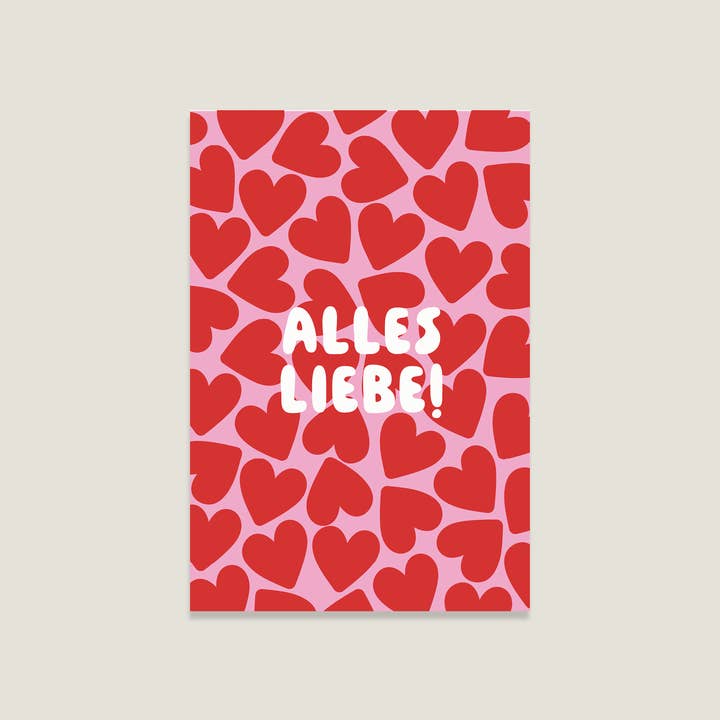 Postcard 'All the Best' for wholesale by LIFEOFLONE