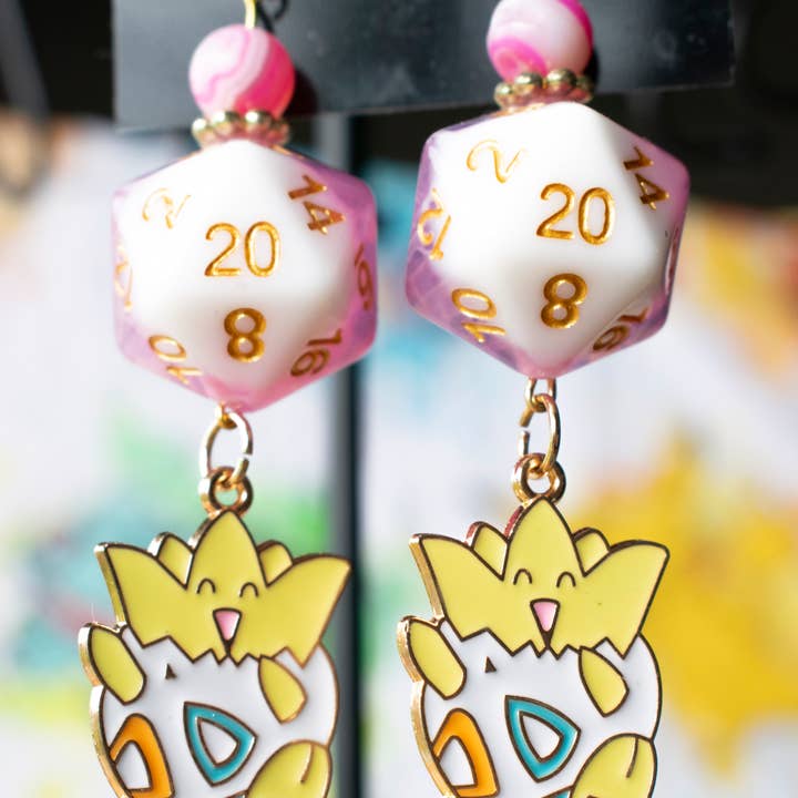 Melody's Menageries (Critical Crystals) - Wholesale Jewelry Set - Dice earring wholesale box30