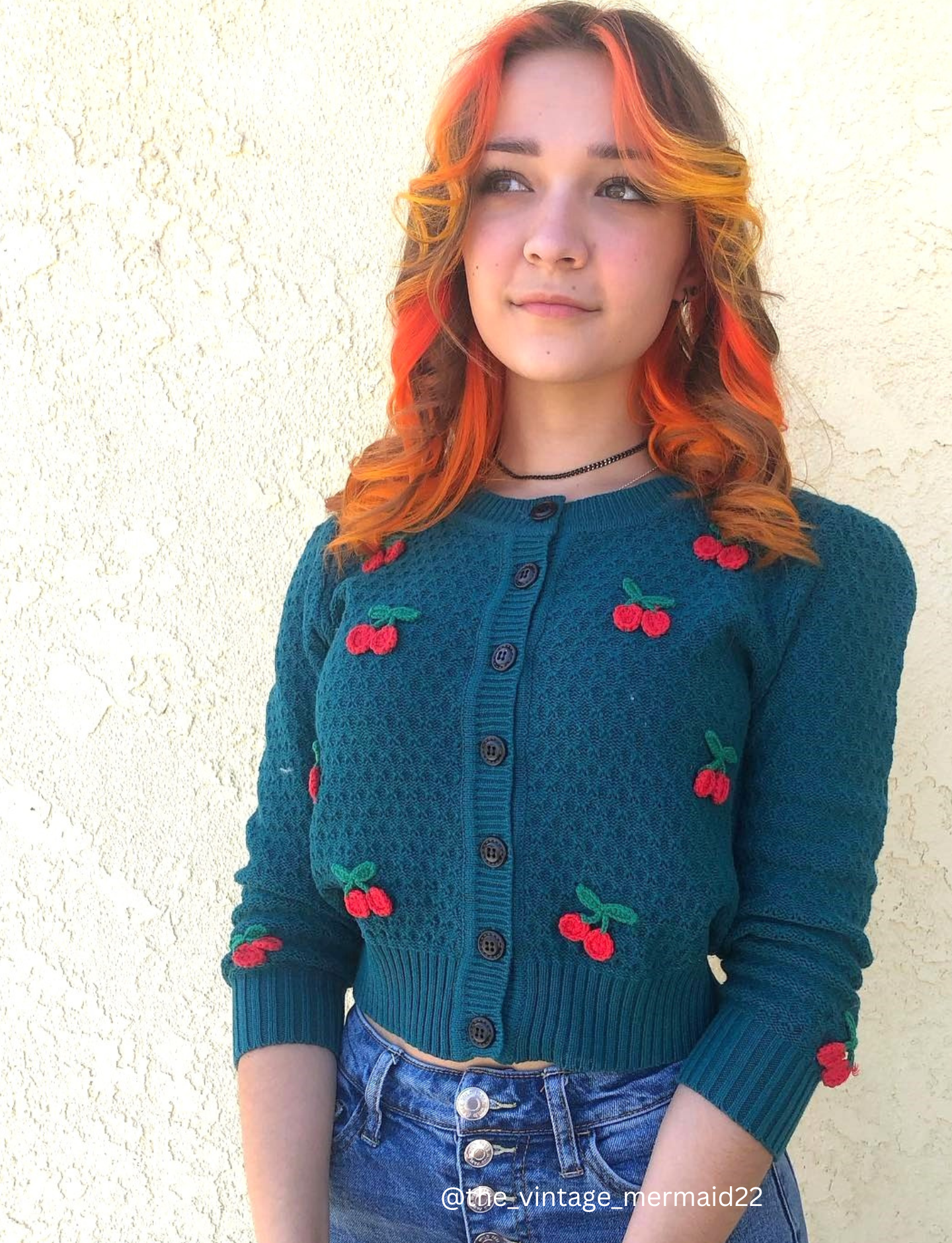 Mak - Wholesale Cardigan - Women's - Cherry Crochet Pom Pom Cropped Cardigan Sweater MK35156