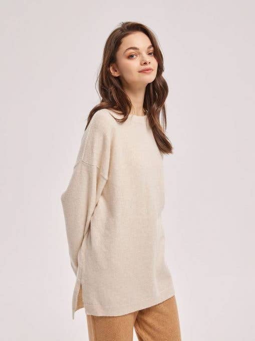 Übergroßer Pullover mit Rundhalsausschnitt für den Großhandel von NAP