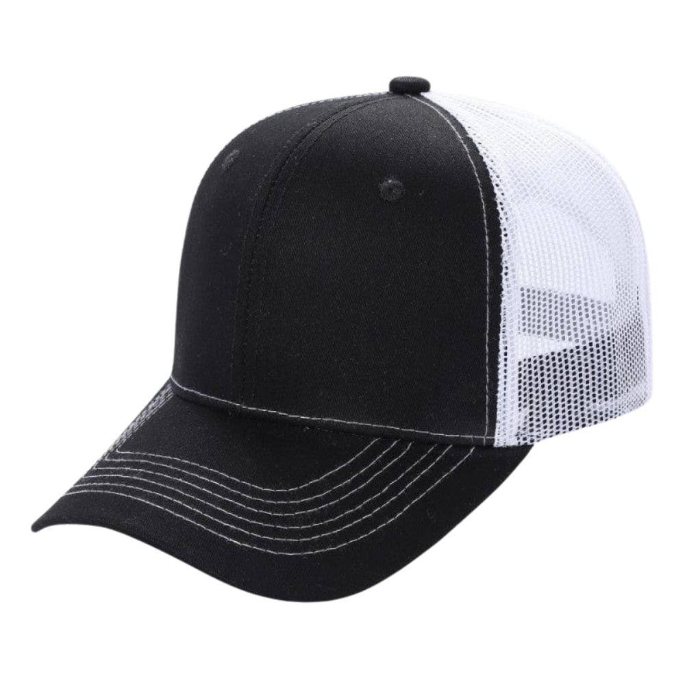 DOBBI – Großhandel Trucker-Cap – Unisex – Curve Trucker Mesh-Mütze mit 6 Paneelen9