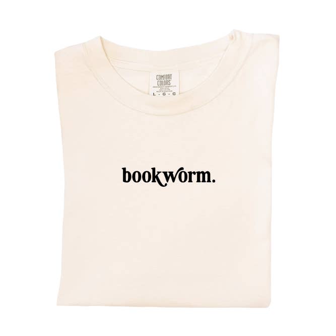 Bookworm Minimal T-Shirt für den Großhandel von SBG Co.