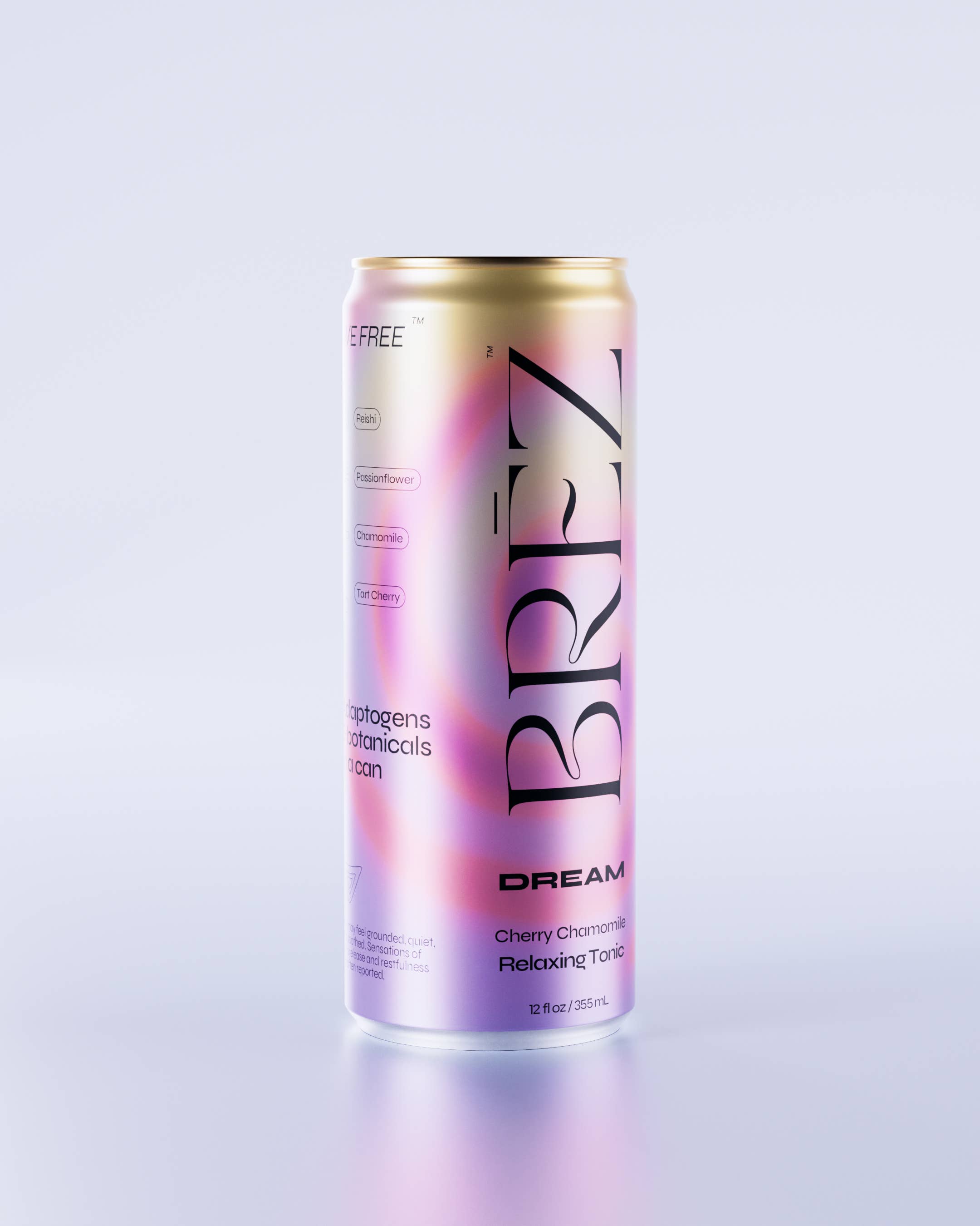 BRĒZ - Wholesale Non-Alcoholic Aperitif/Mocktail - Dream - Adaptogen Infused Relaxing Tonic - 24 Cans (4-Packs)2