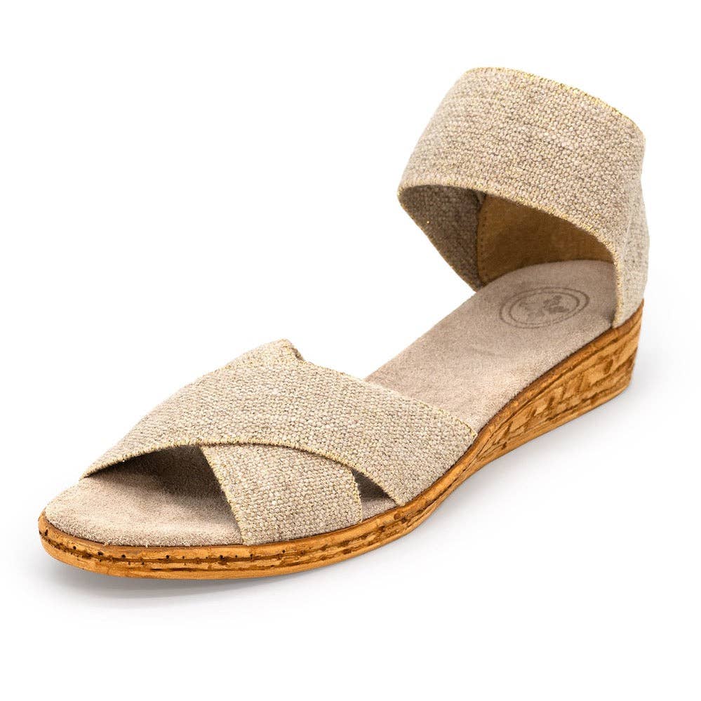 Charleston Shoe Co. - Wholesale Sandals - Women's - Peachtree Solids - Spring/Summer Cork Wedge Sandal 18