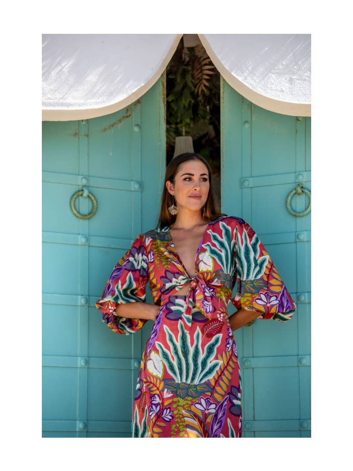 REF MILOS SHORT SUNSET & MOON DRESS for wholesale on Faire2