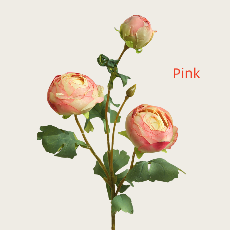 ACNITE(We cover U.S. import duties) – wholesale Artificial flowers – Artificial rose flowers,3 heads,dried looking,faux flowers2