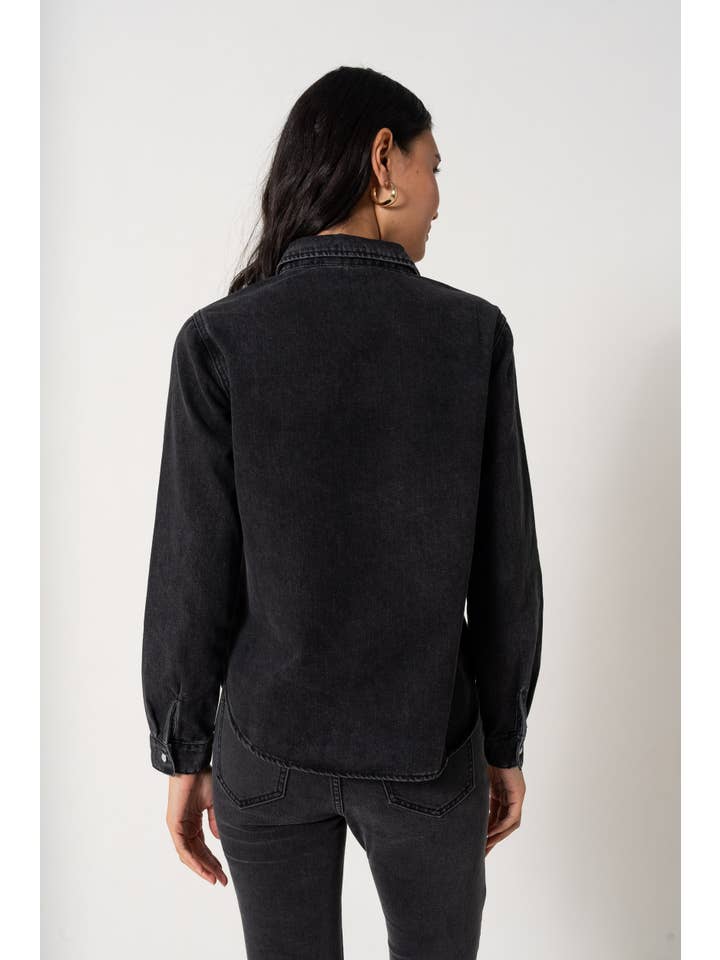 Oraije Paris - Wholesale Button Down Shirt - Women's - Celia denim shirt5