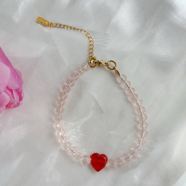 Feliz San Valentín: pulsera de corazón adorable para venta al por mayor de Lovanju