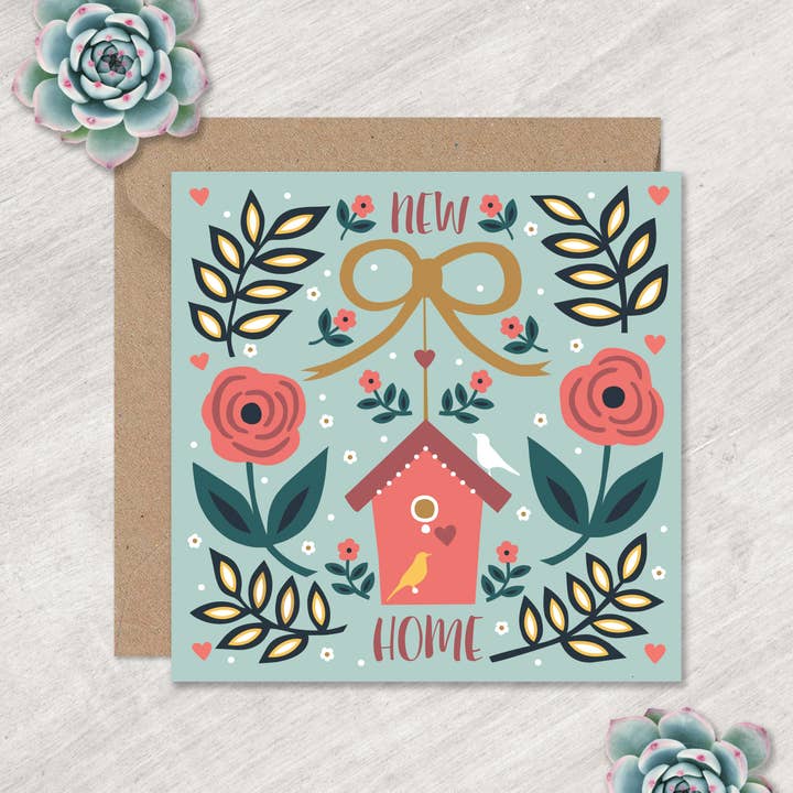 New Home - Bird House and Roses for wholesale by Eli The Goat