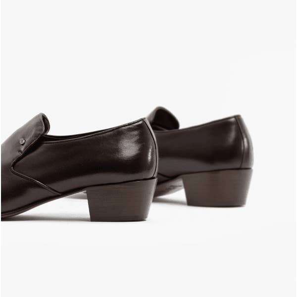 Club Cubano – wholesale Oxford shoes – Men′s – Club Cubano BILBAO Mens Soft Leather Plain Cuban Heel Shoes Dark Brown5