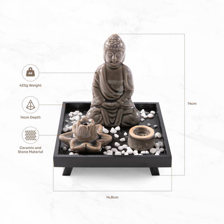 Myga - Wholesale Incense Holder - Buddha Burner Set10