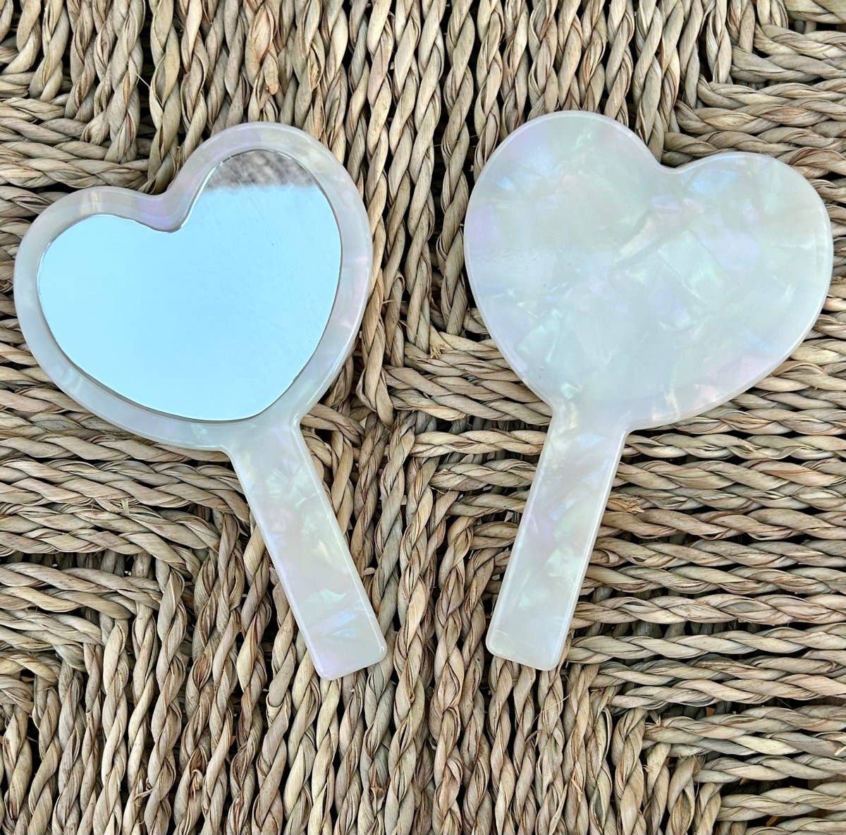 Mamie Bohéme - Wholesale Compact Mirror - Heart mirror - resin5