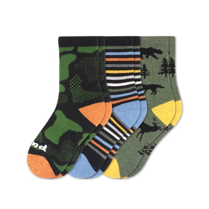 Pacas - Wholesale Socks - Kids - 3 Pack - Kids' Crew Pacas Socks19