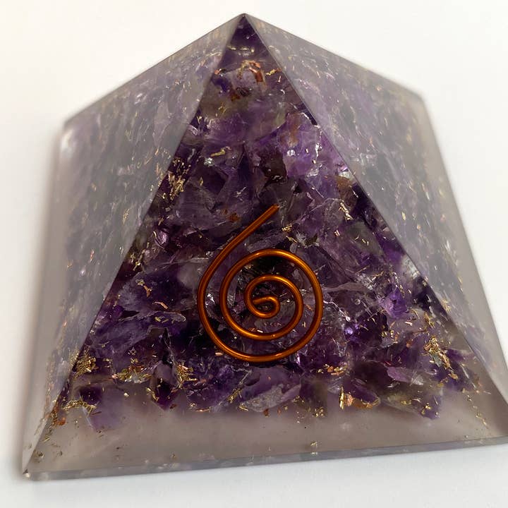VIE - Vendita all'ingrosso Pietra/cristallo spirituale - Piramide curativa orgonica Reiki, 5,5 cm20