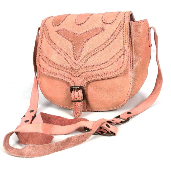 LS Western - Wholesale Crossbody Bag - Women's - NMBGR114LB Crossbody Genuine Leather women bag western Bag
