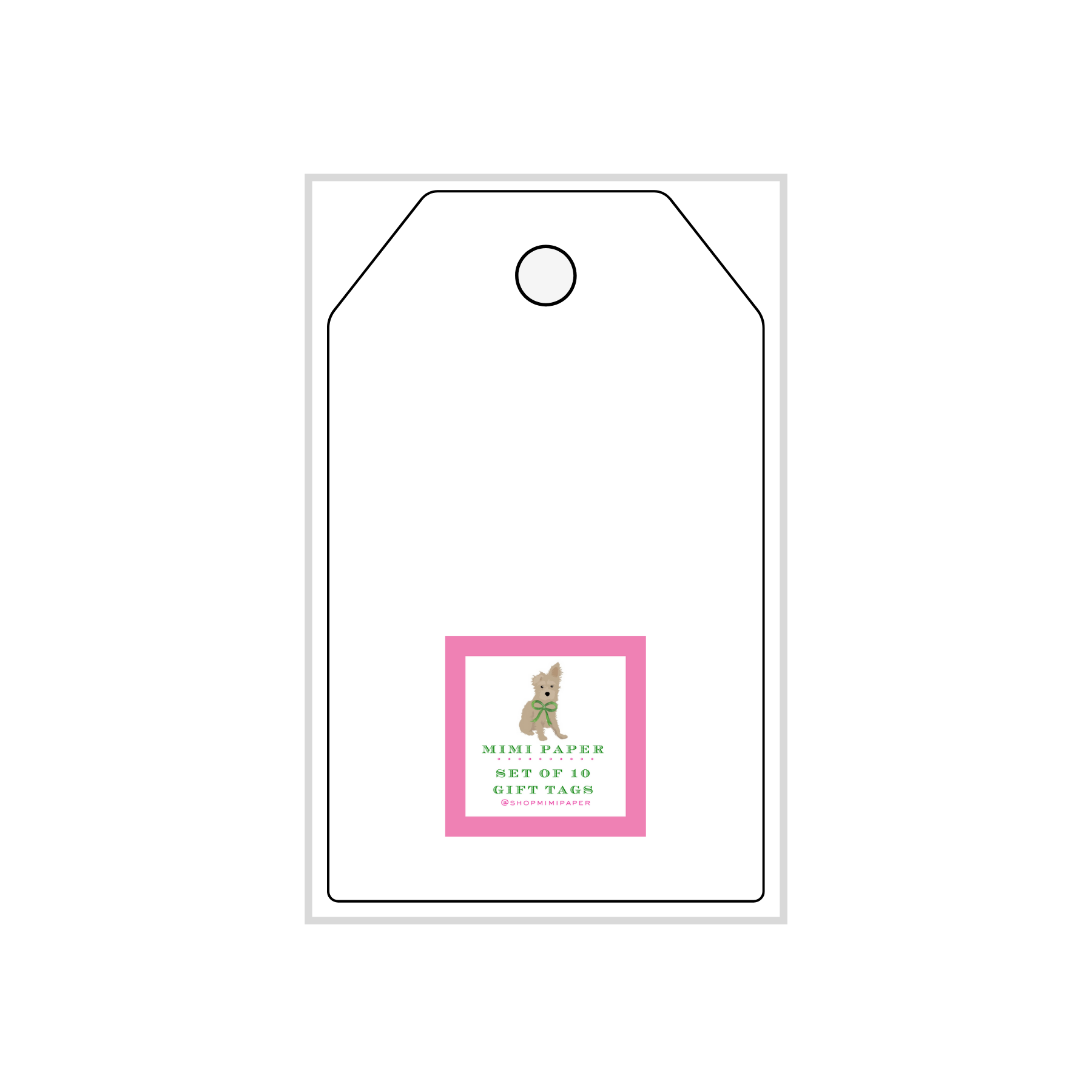 Mimi Paper LLC - Wholesale Gift Tag - Gift Tag Set - Tennis Balls and Hearts1