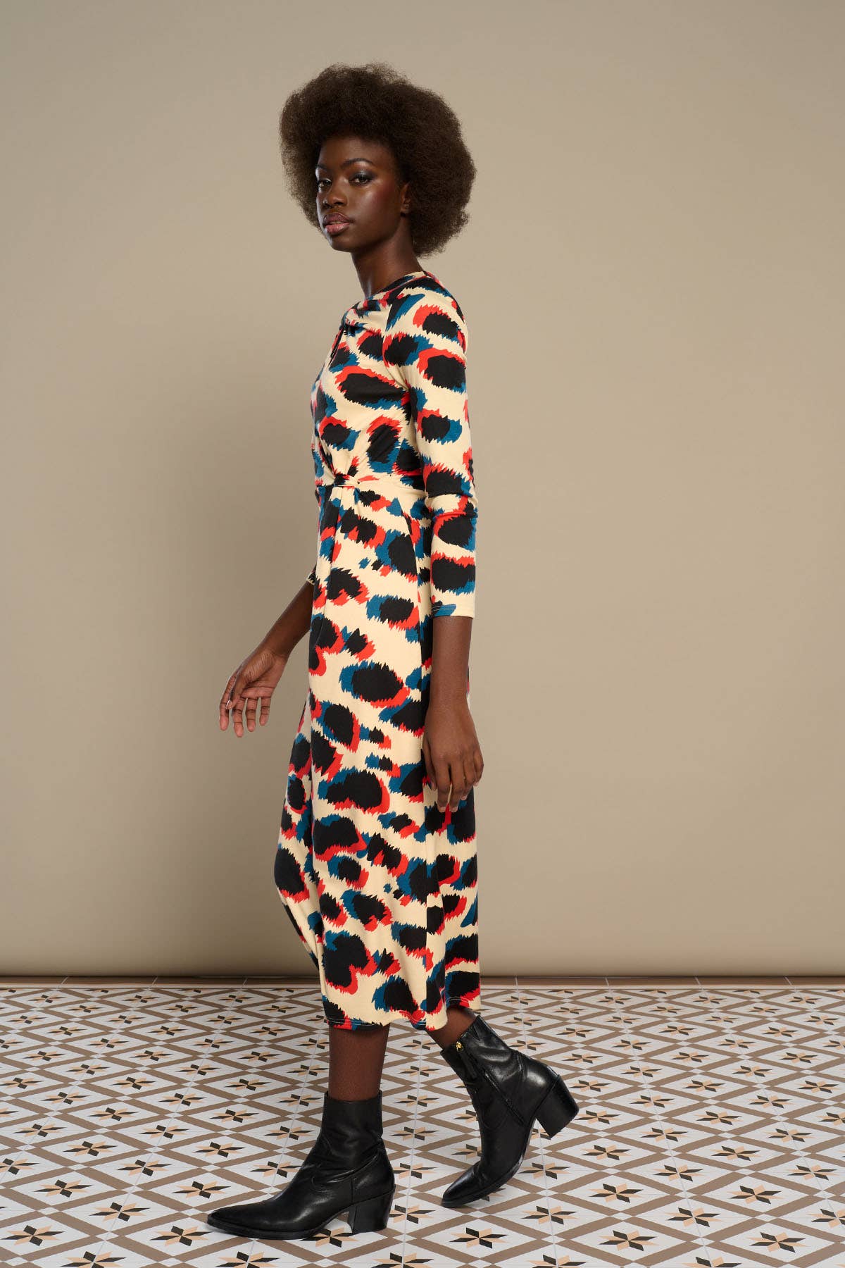 Cream MAURA DRESS for wholesale on Faire3