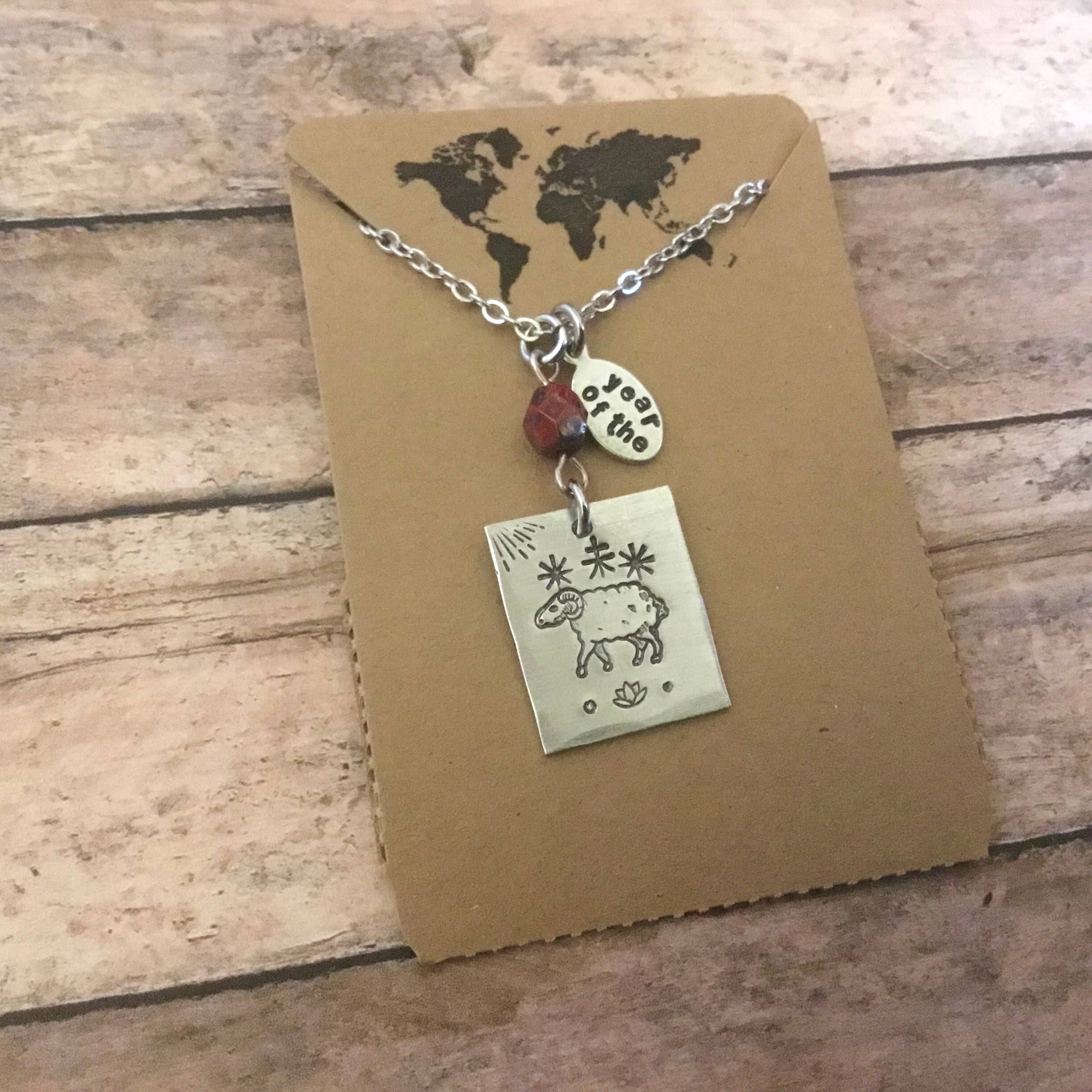 Jamie Haley Designs - Wholesale Pendant/Charm Necklace - Chinese zodiac pendant, year of the goat1