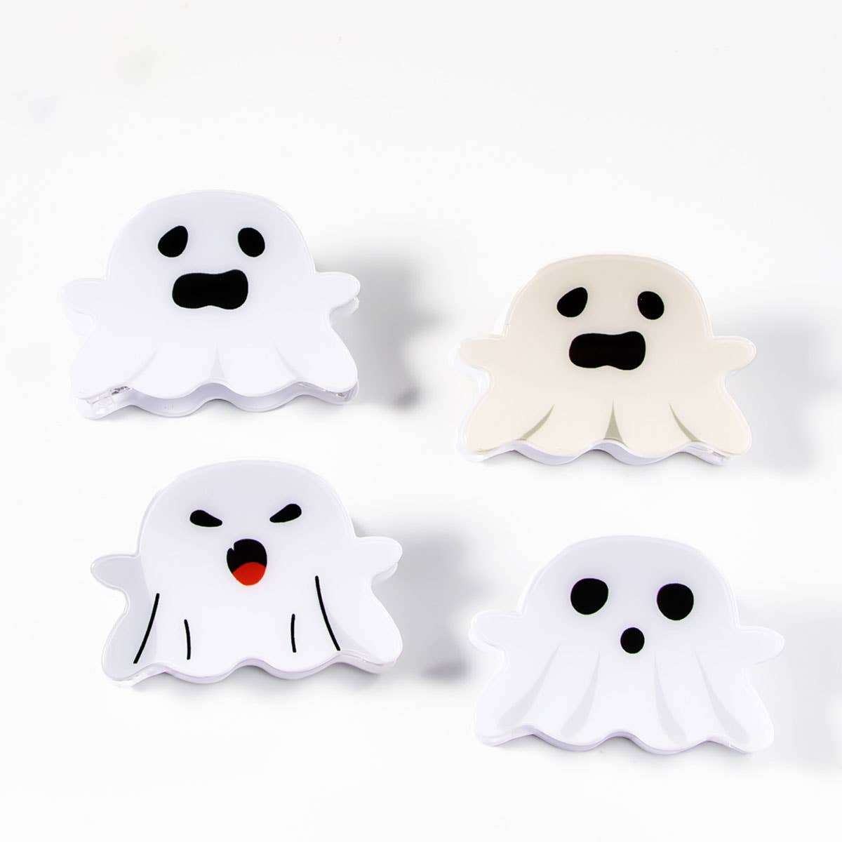 ACCITY - Wholesale Hair Clip - Women's - Halloween Ghost Hair Claw - Cute Spooky Shark Clip_CWAHA02702